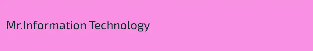 Mr.Information Technology 